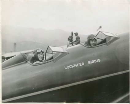 Charles Lindberg and Anne Morrow Lindbergh Original Wire Photo